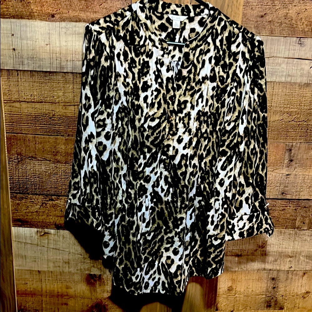 Leopard Print Women's Top